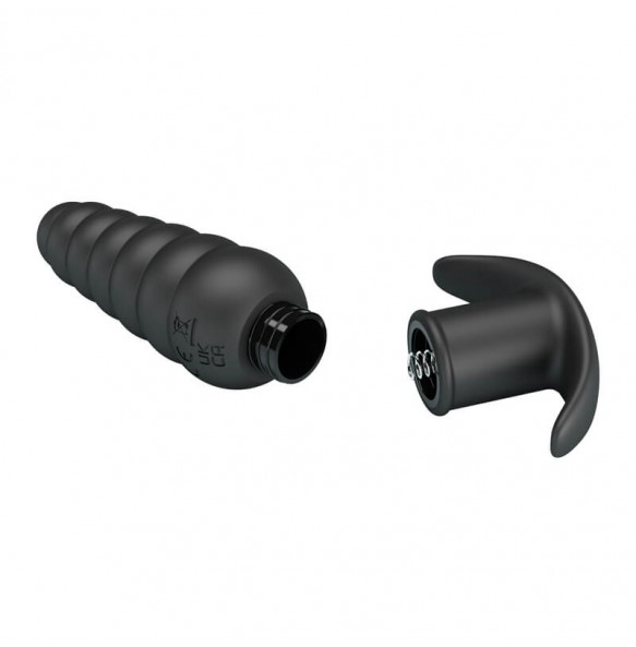 Pretty Love - Aeolis Vibrating Anal Plug Massager (Battery - Black)